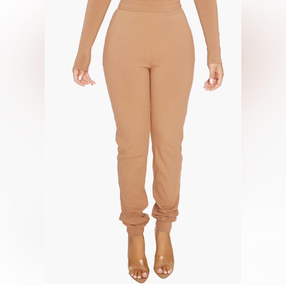 NAKED WARDROBE Snatched jogger pants